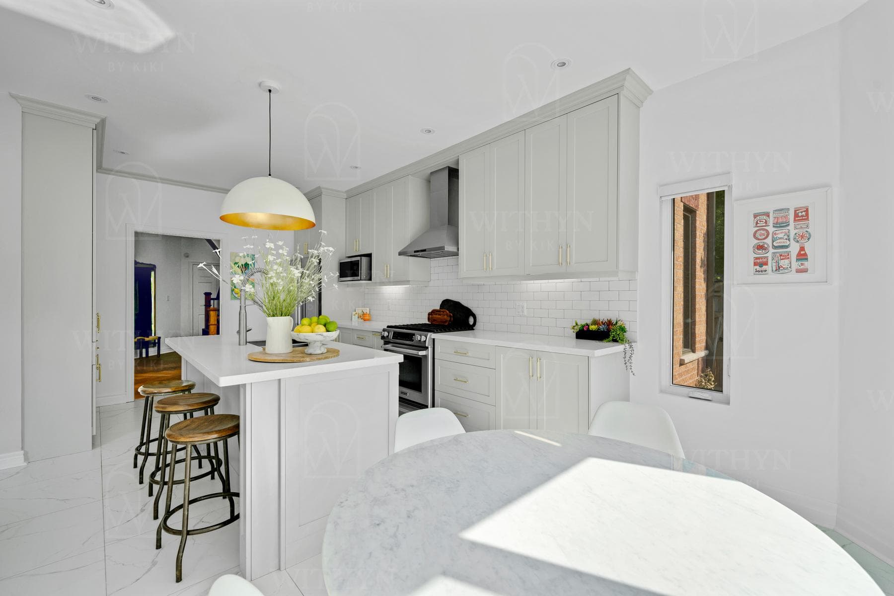Markham, ON—Residence - kitchen - Interior Design by Kiki Plytas - Withyn Design
