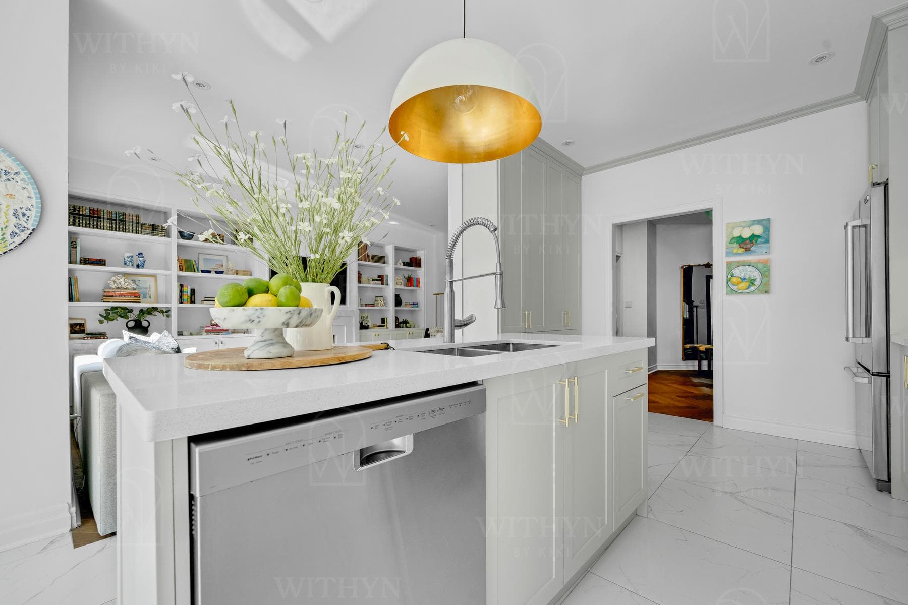 Markham, ON—Residence - kitchen - Interior Design by Kiki Plytas - Withyn Design