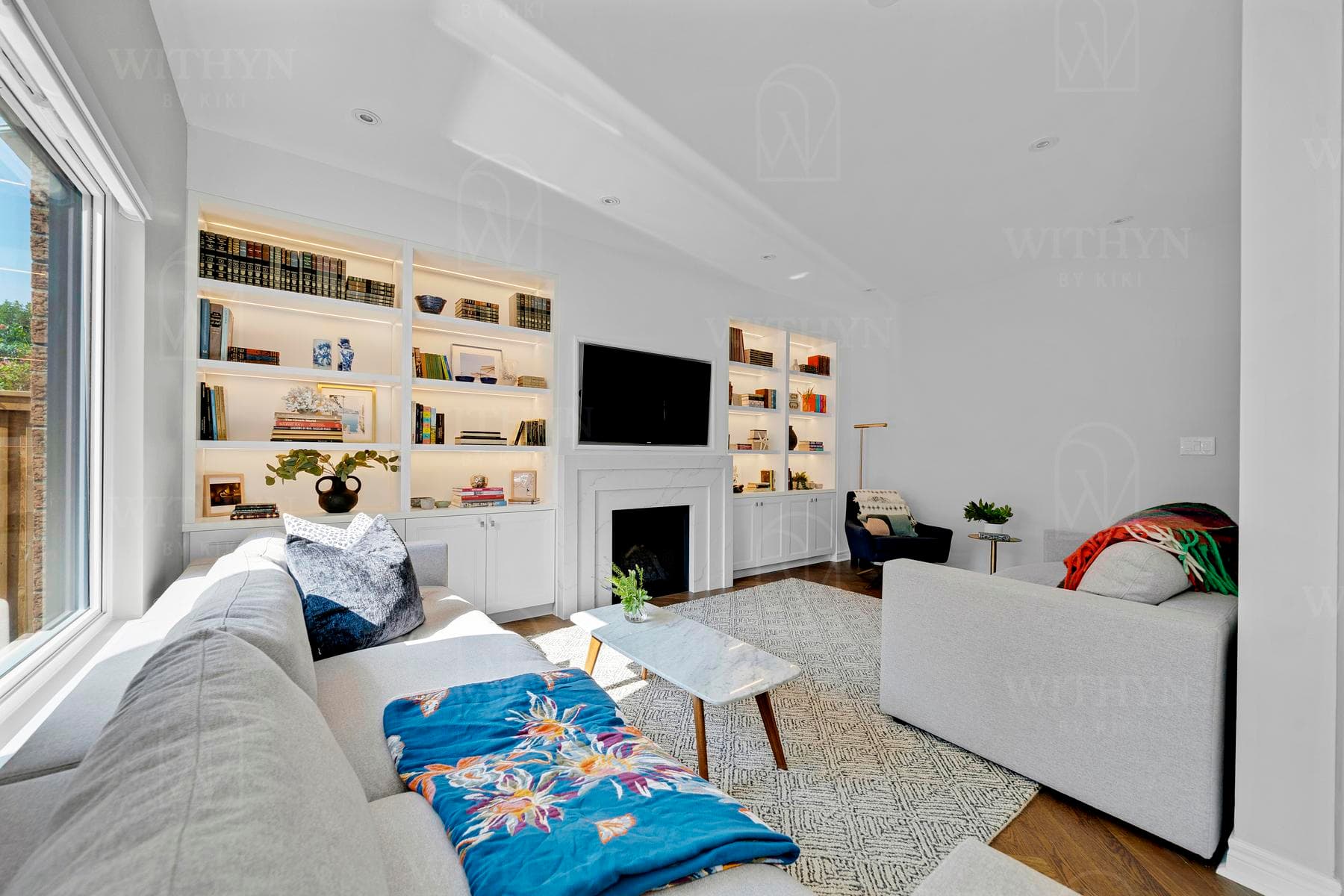 Markham, ON—Residence - living-room - Interior Design by Kiki Plytas - Withyn Design