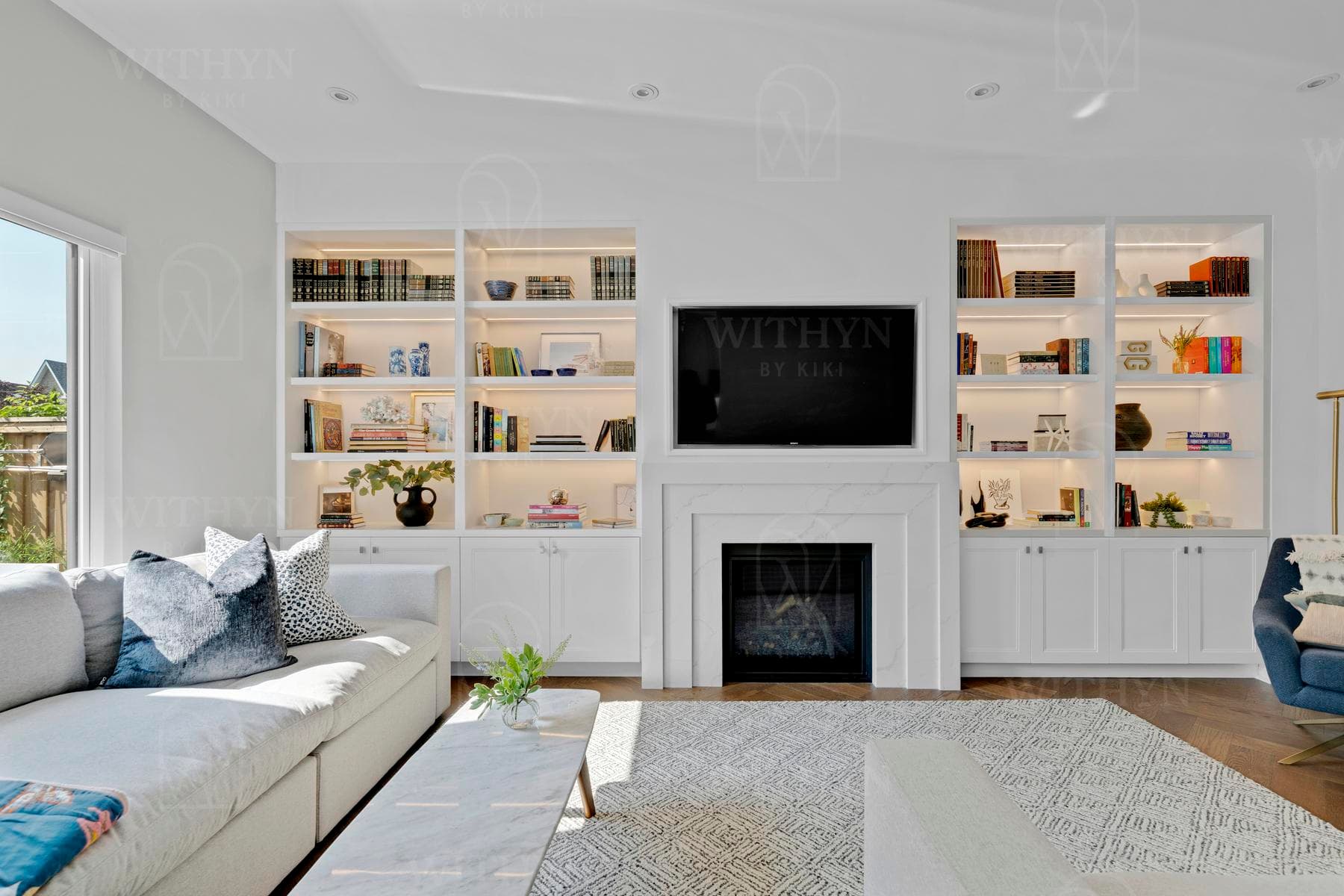 Markham, ON—Residence - living-room - Interior Design by Kiki Plytas - Withyn Design