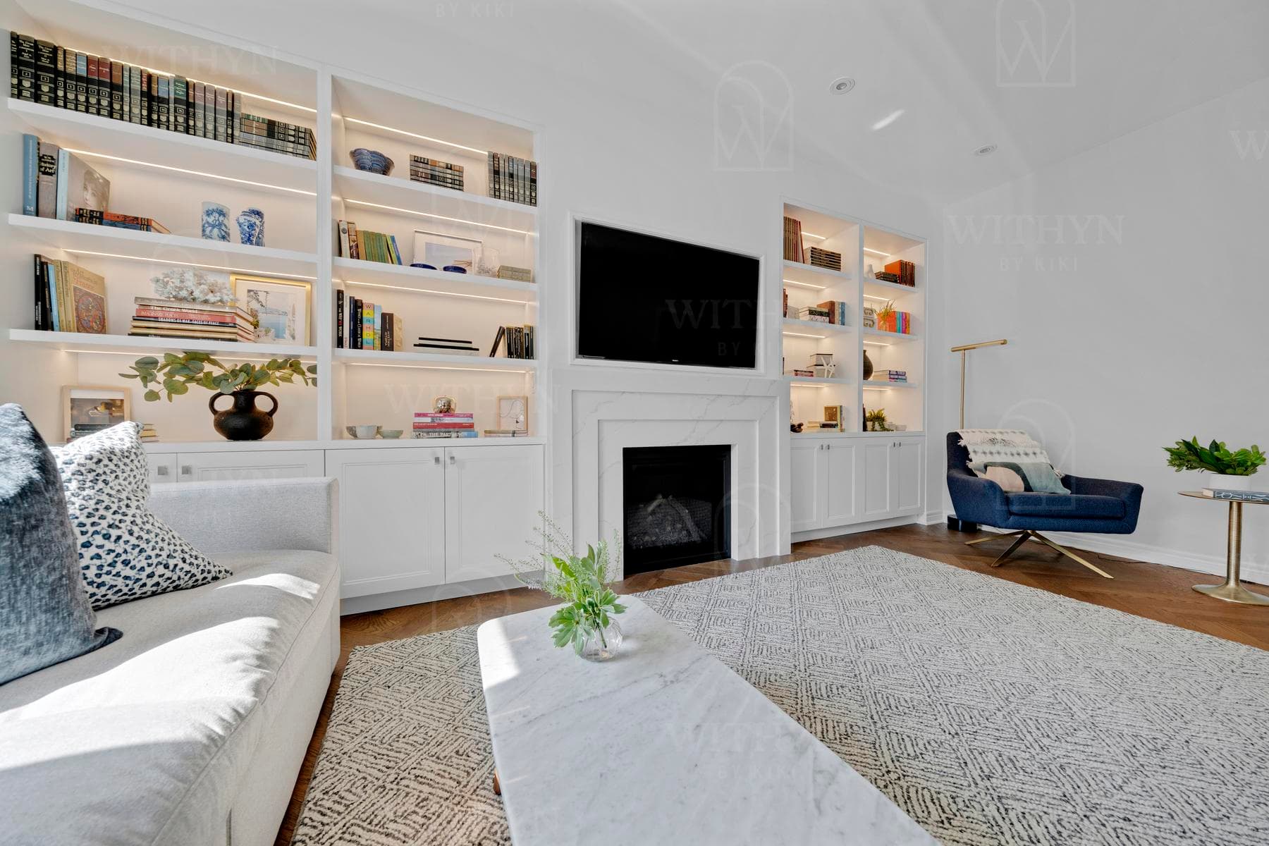 Markham, ON—Residence - living-room - Interior Design by Kiki Plytas - Withyn Design