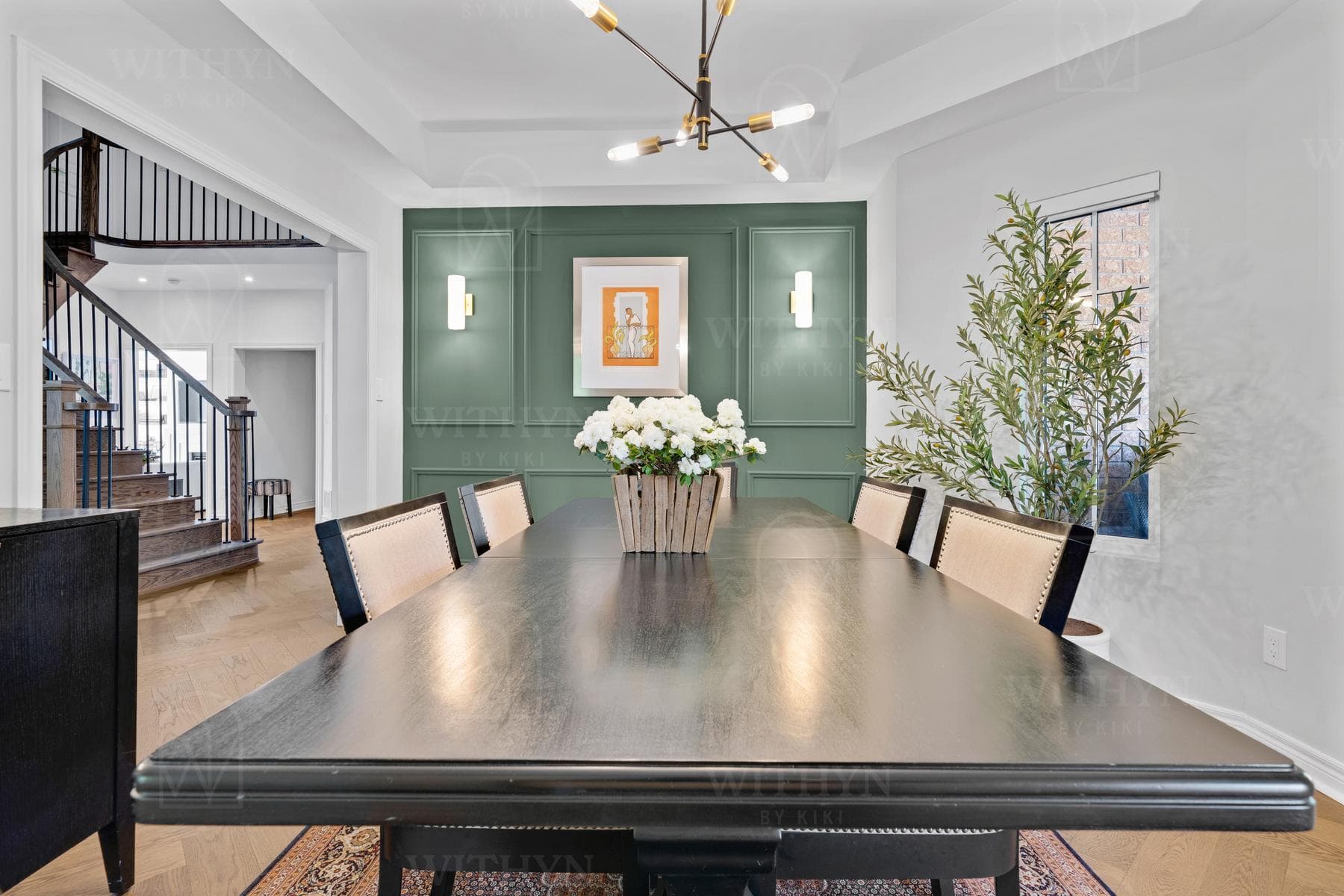 Markham, ON—Residence - dining-room - Interior Design by Kiki Plytas - Withyn Design