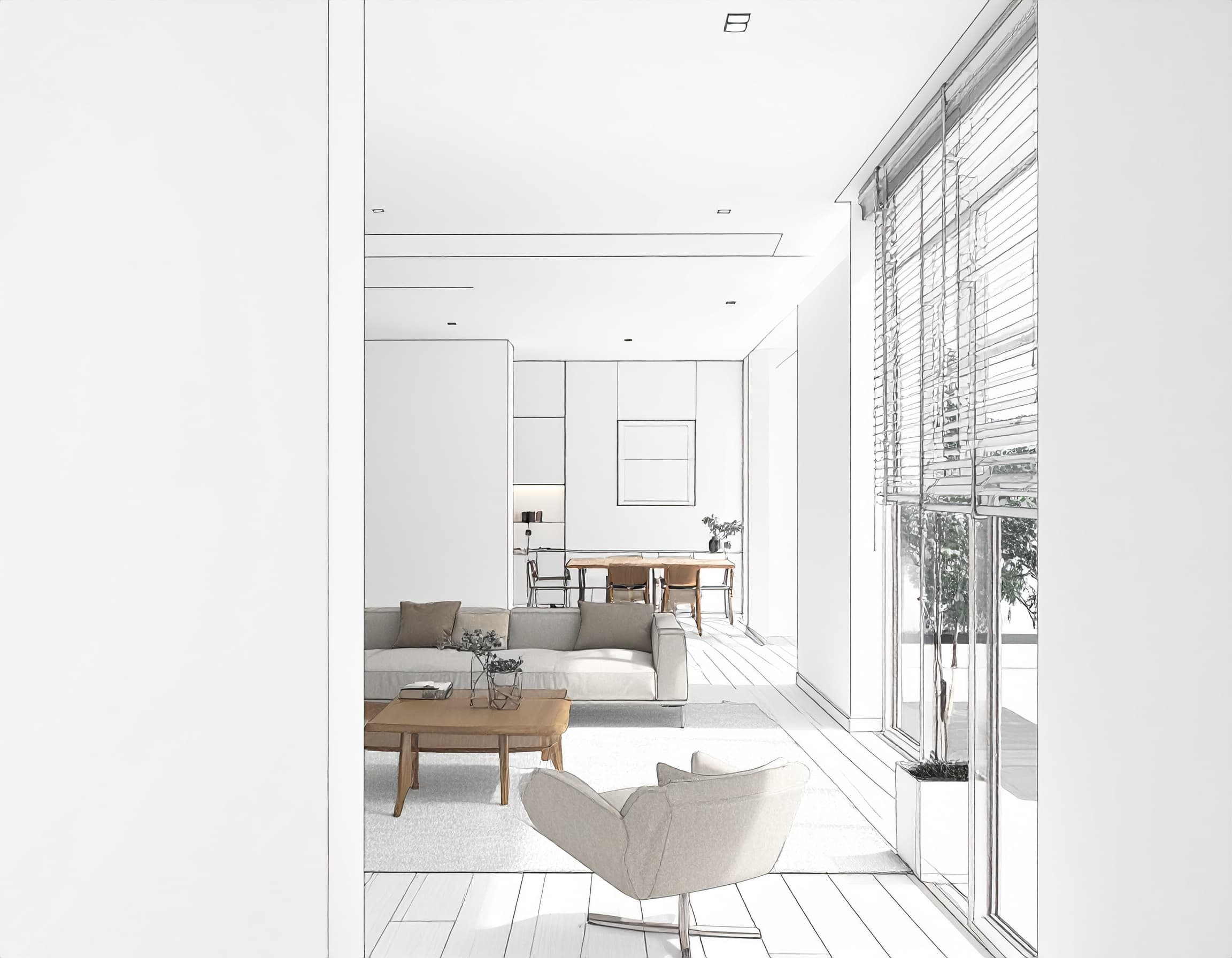 Elegant interior space